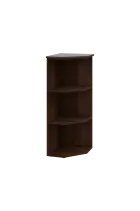 Z 3 - 4 kancelářská skříň, rohová, 1100x400x400, ořech královský